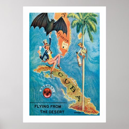 Cuba Travel Poster Print