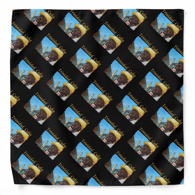 Cuba - Trinidad Cuban Cigar Art Bandana (Front)