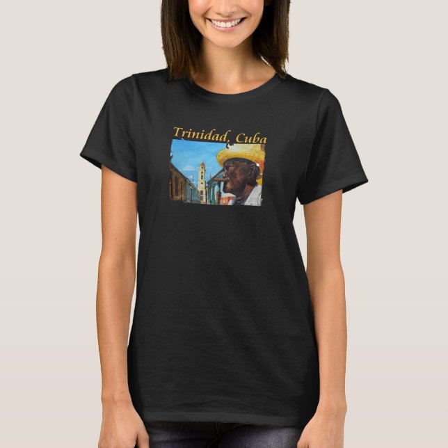 Cuba - Trinidad Cuban Cigar Art T-Shirt (Front)