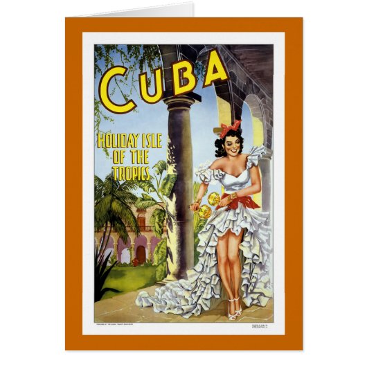 Cuba Vintage Travel Cards (Front)