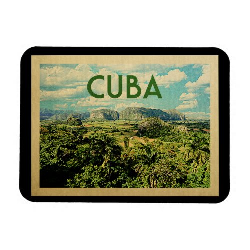 Cuba Vintage Travel Magnet