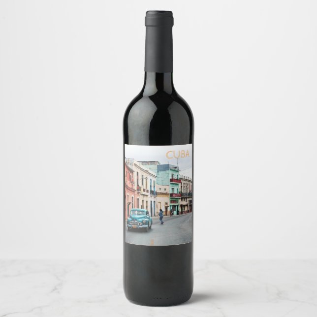 Cuba     wine label (Front)