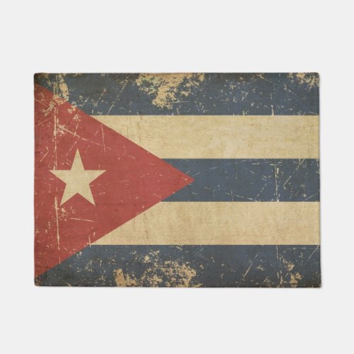 Cuban Aged Flat Flag Doormat