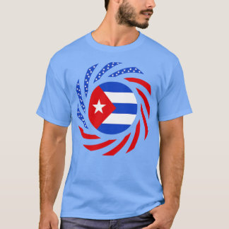 Cuban American Multinational Patriot Flag T-Shirt