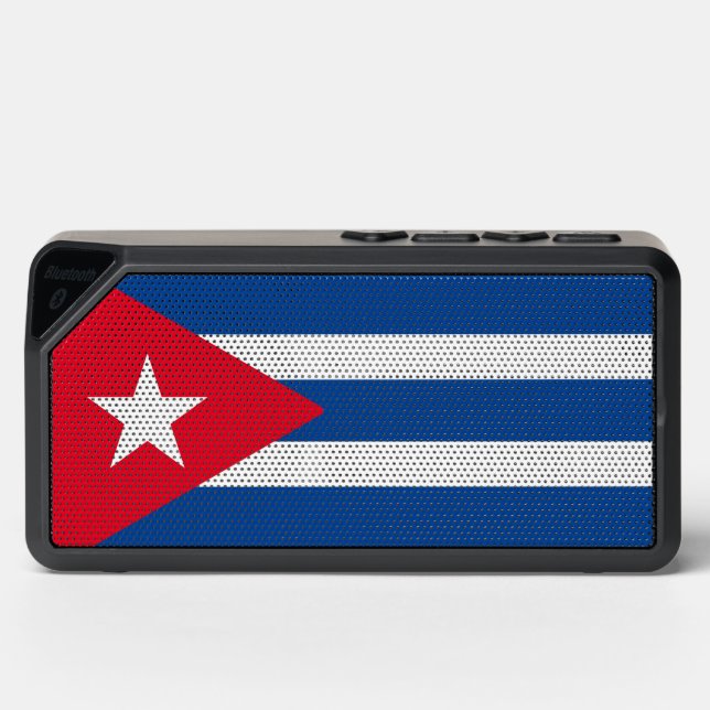 Cuban Bandera de Cuba Flag Bluetooth Speaker (Front)