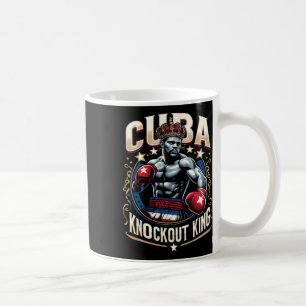Cuban Boxing Knockout King Cuba Crown  Coffee Mug