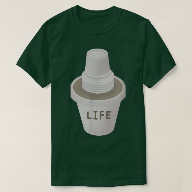 Cuban Cafecito Colada Is Life  T-Shirt (Design Front)