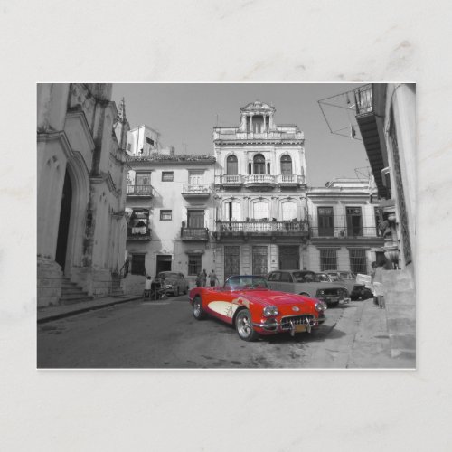 Cuban Cars 3 Postcard