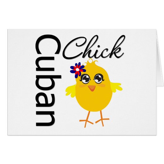 Cuban Chick Cards (Front Horizontal)
