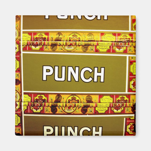 Cuban Cigar Boxes | Punch | Magnet (Front)