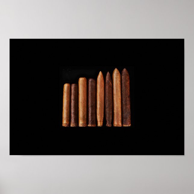 Cuban Cigar Tobacco Minimalism Poster (Front)