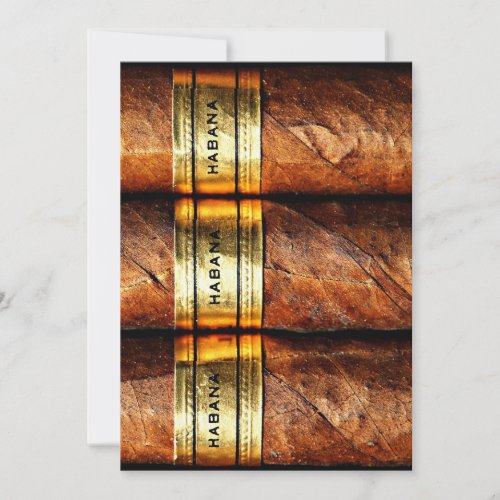 Cuban Cigars Habana Invitation