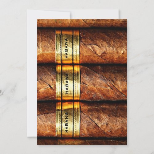 Cuban Cigars Habana Invitation