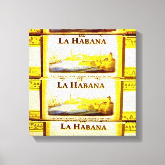 Cuban Cigars | La Habana | Canvas Print (Front)