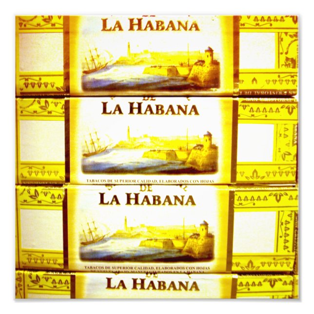 Cuban Cigars | La Habana | Print (Front)