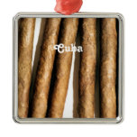 Cuban Cigars Metal Ornament