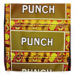 Cuban Cigars   Punch   Bandana Handkerchief