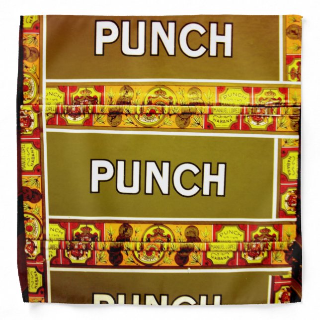 Cuban Cigars | Punch | Bandana Handkerchief (Front)