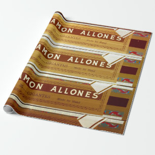 Cuban Cigars Ramon Allones Wrapping Paper