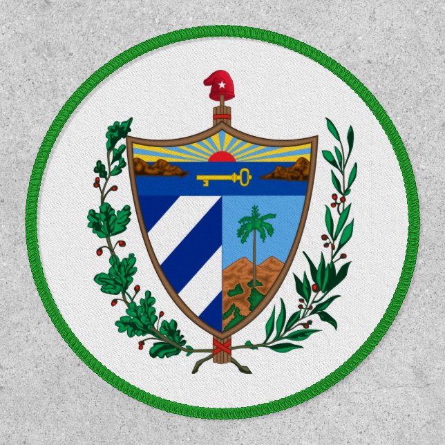 Cuban Coat of Arms, Cuba Patch (Front)