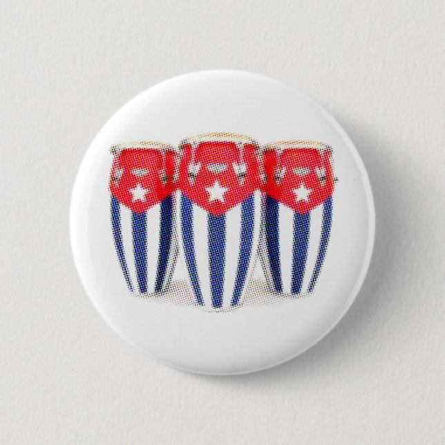 Cuban Congas Button (Front)