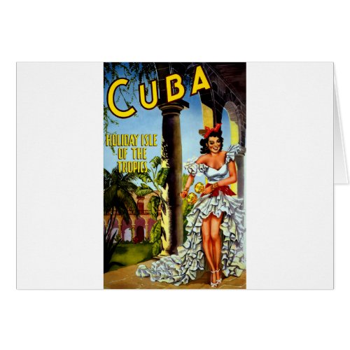 Cuban Dancer Vintage Travel
