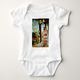 Cuba Newest Fan Baby Soccer Bodysuit