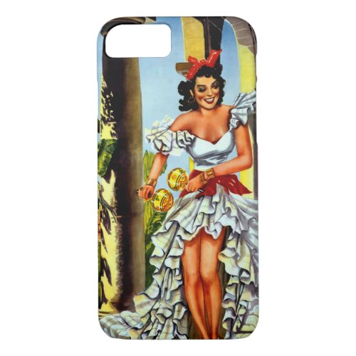 Cuban Dancer Vintage Travel iPhone 7 Case