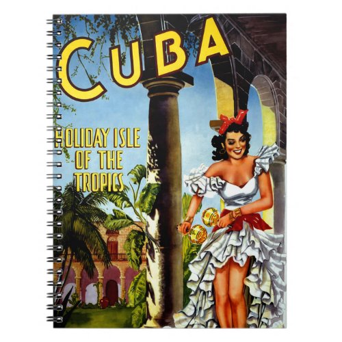 Cuban Dancer Vintage Travel Notebook