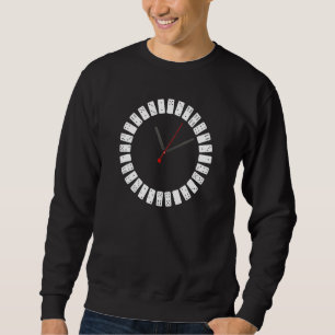 Cuban Dominoes Tournament Game Clock Domino Player Sweatshirt