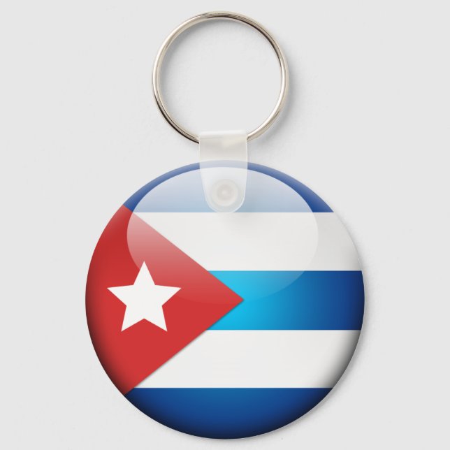 Cuban Flag 2.0 Keychain (Front)