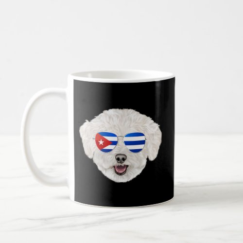 Cuban Flag Bichons Frise Dog Cuba Pocket Coffee Mug