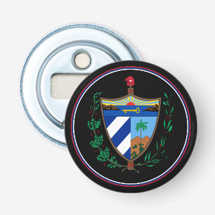 Cuban Flag Bottle Opener, Cuba Emblem / Party Opener