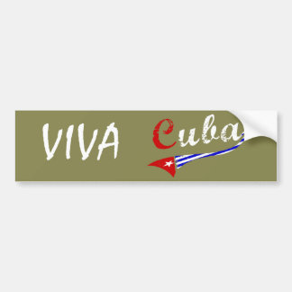 Cuban Flag Bumper Sticker