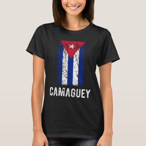 Cuban Flag Camaguey Cuban Pride T_Shirt