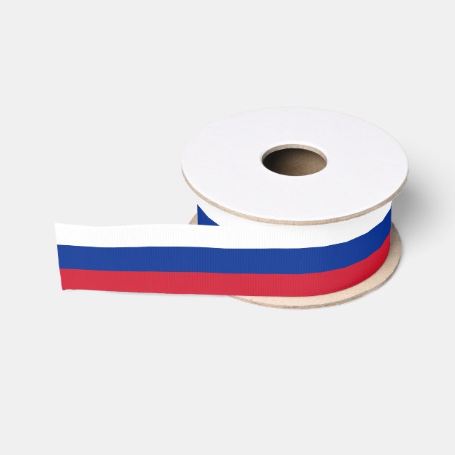 Cuban flag colours ribbon, Cuba fashion /sports Grosgrain Ribbon (Spool)