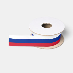 Cuban flag colours ribbon, Cuba fashion /sports Satin Ribbon