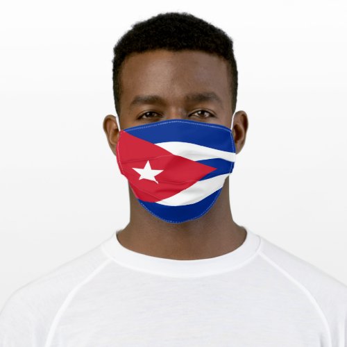Cuban Flag Cuba Adult Cloth Face Mask