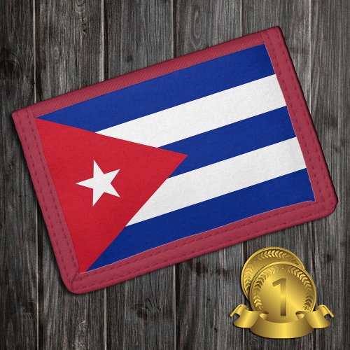 Cuban flag  Cuba fashion patriots sports Trifold Wallet