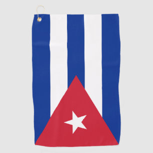 Cuban Flag & Cuba golf /sports Golf Havana Towel