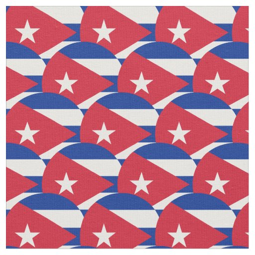 Cuban Flag & Cuba Trendy Fabric /fashion
