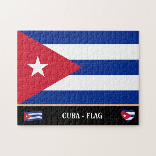 Cuban Flag  Cuban country  Cuba Jigsaw Puzzle