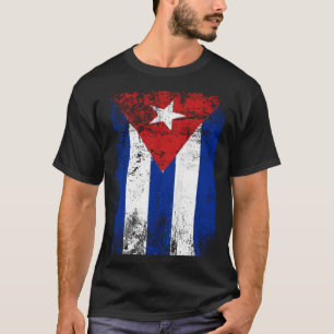 Cuban Flag Cuban Revolution Cuban Pride Vintage T-Shirt