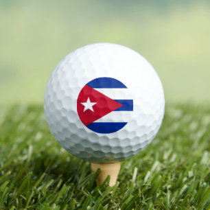 Cuban Flag, Flag of Cuba Golf Balls