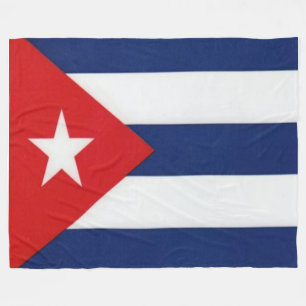 CUBAN FLAG FLEECE BLANKET