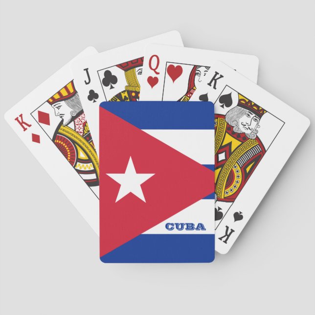 Cuban Flag Games, Cuba Playing Cards (Back)
