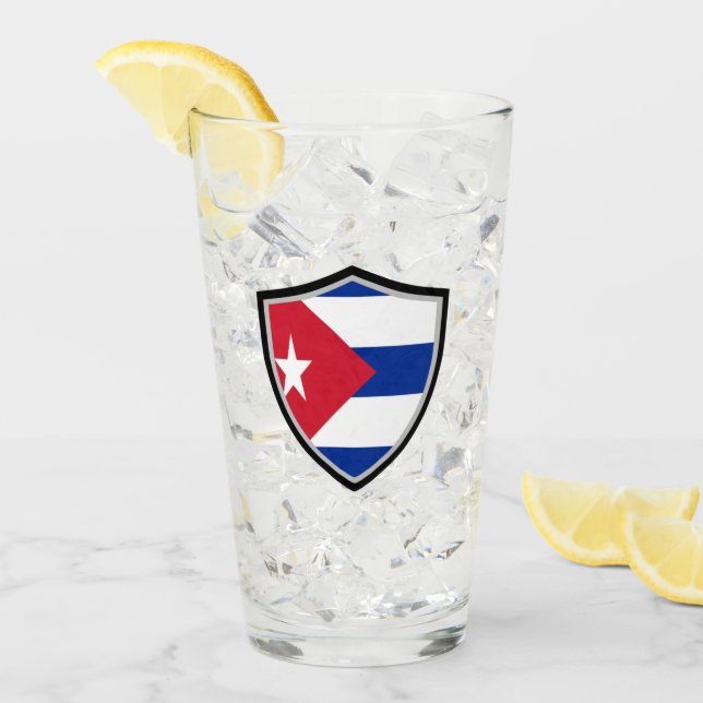 Cuban flag glass (Front Ice)