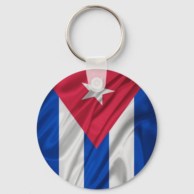 Cuban Flag Keychain (Front)