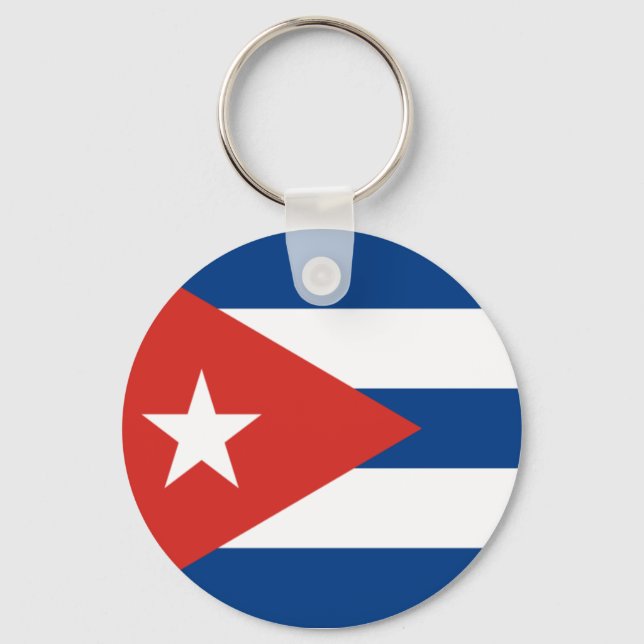 Cuban Flag Keychain (Front)