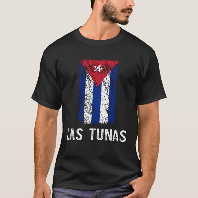 Cuban Flag Las Tunas Cuban Pride T-Shirt (Front)